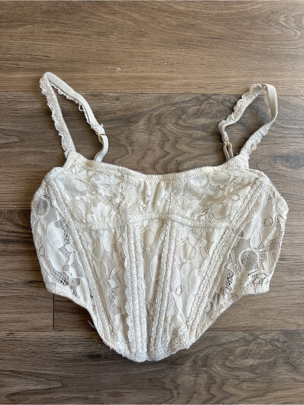 Lace Corset Bralette in Ivory - Women Intimates & Sleepwear
